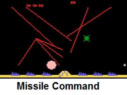 ATARI  GIOCO  MISSILE COMMAND