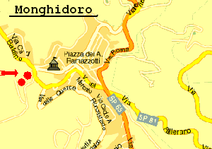 Cartina di Monghidoro 