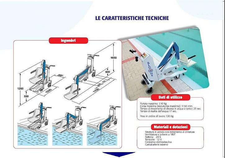SOLLEVATORE DA PISCINA