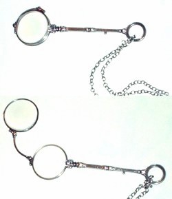  Lorgnette chiusa e aperta 