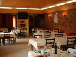 Il salone del ristorante