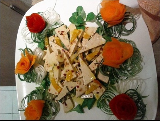 Piatti del Ristorante Ca' Nostra a Cesenatico --- Antipasto con Tofu 10