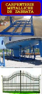 FABBRICAZIONE e VENDITA carpenterie e invasi per barche  