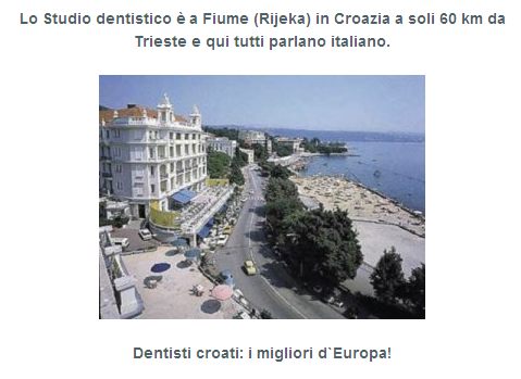  Il nostro studio dentistico a Fiume  il migliore della Croazia